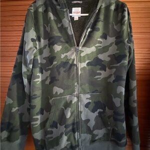 Cat & Jack Green Camo Jacket